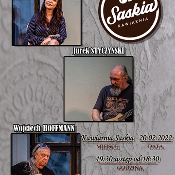 20.02.2022 koncert: Ula Fryzka, Jerzy Styczyński i Wojciech Hoffmann
